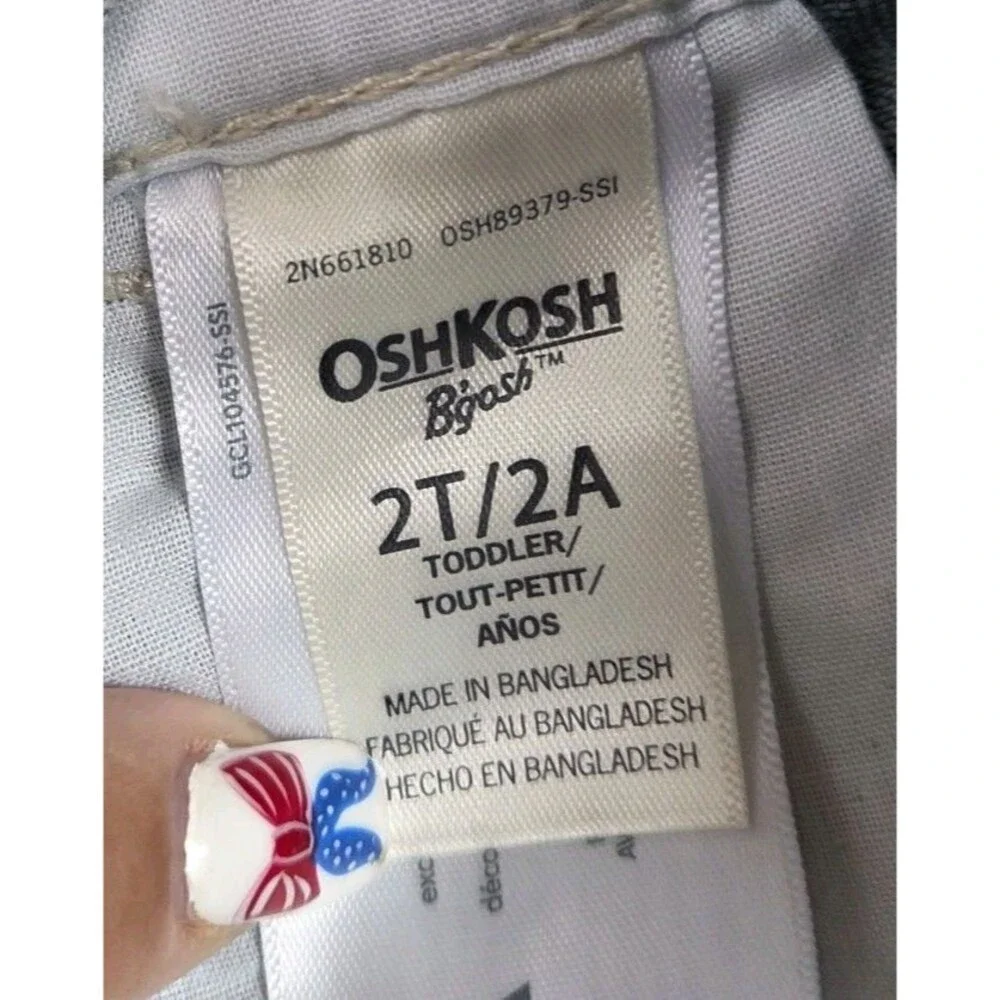 OshKosh B'gosh Vestbak Overalls Jean Skirt Girls -Size 2T